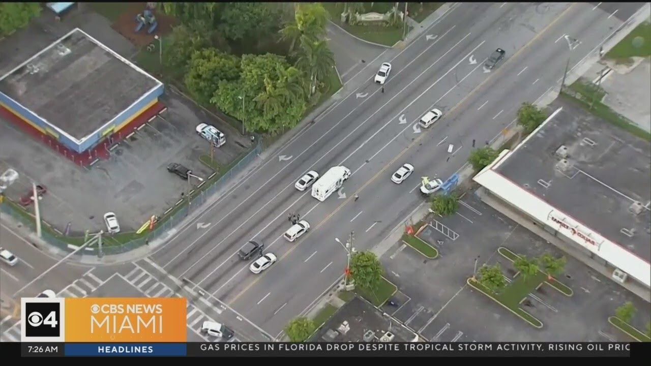 1 Killed, 2 Hurt During Gun Battle, Crash In Nw Miami Dade