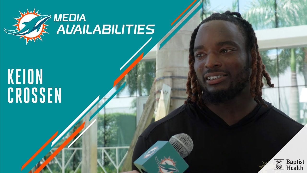 Keion Crossen Meets With The Media | Miami Dolphins Training Camp | Dolphins News