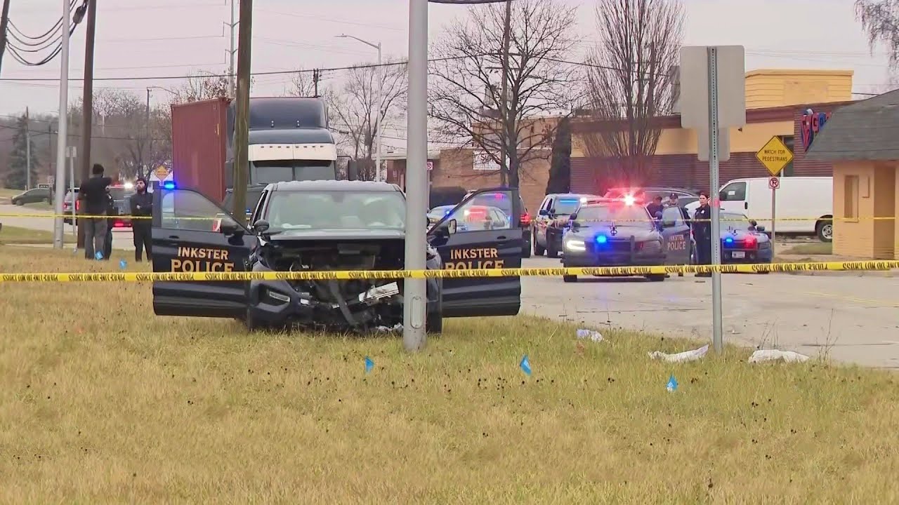 2 Cops, 3rd Man Hurt When Car Turning Left Hits Police Vehicle In Inkster, Officials Say | Detroit News