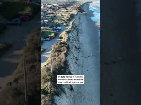 Coastal erosion threatens homes in Norfolk