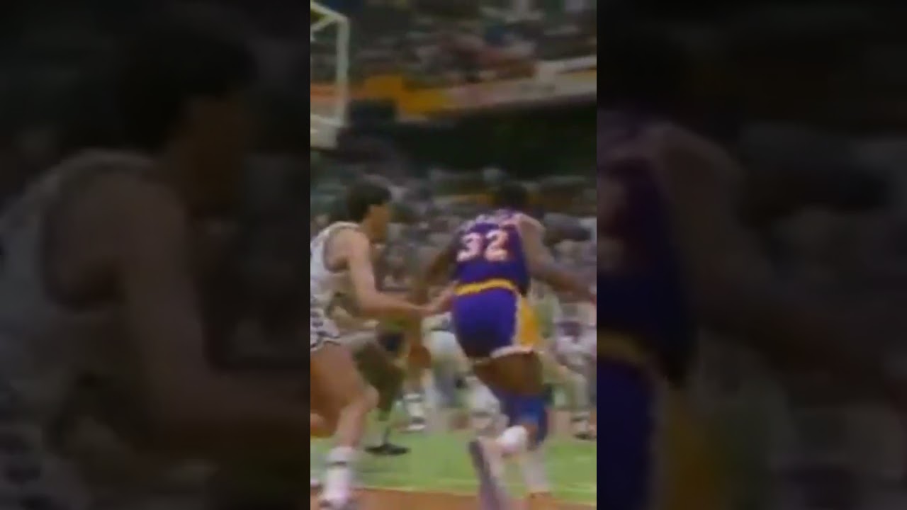 Magic Johnson’s Game-Winning Hook Shot Against the Boston Celtics #shorts