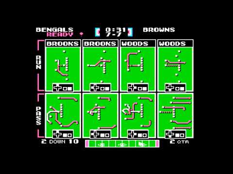 Tecmo Super Bowl on NES Week 3 Cincinnati Bengals vs Cleveland Browns