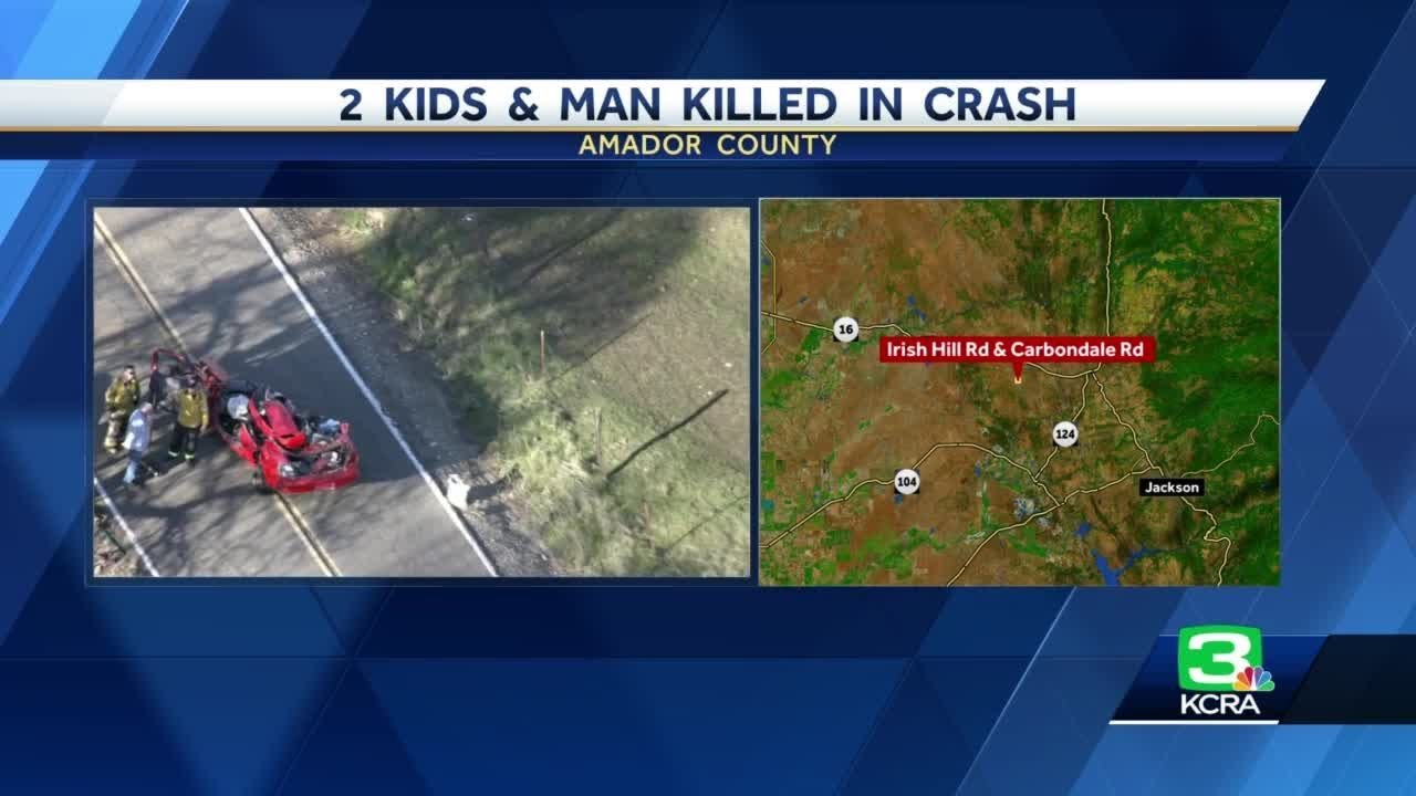 Driver was speeding, kids weren’t restrained in Amador County crash that killed 3, CHP says