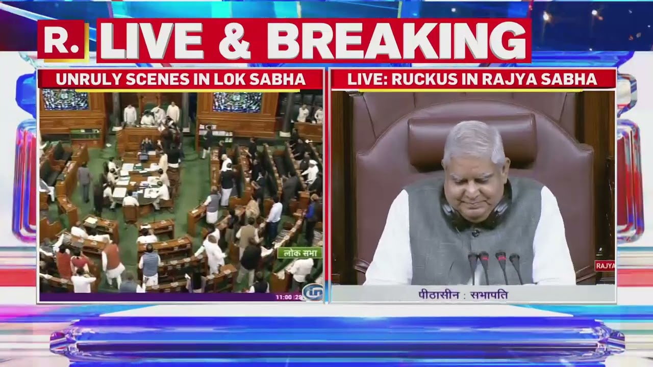 Lok Sabha Adjourned As Unruly Behaviour Continues On Day 2