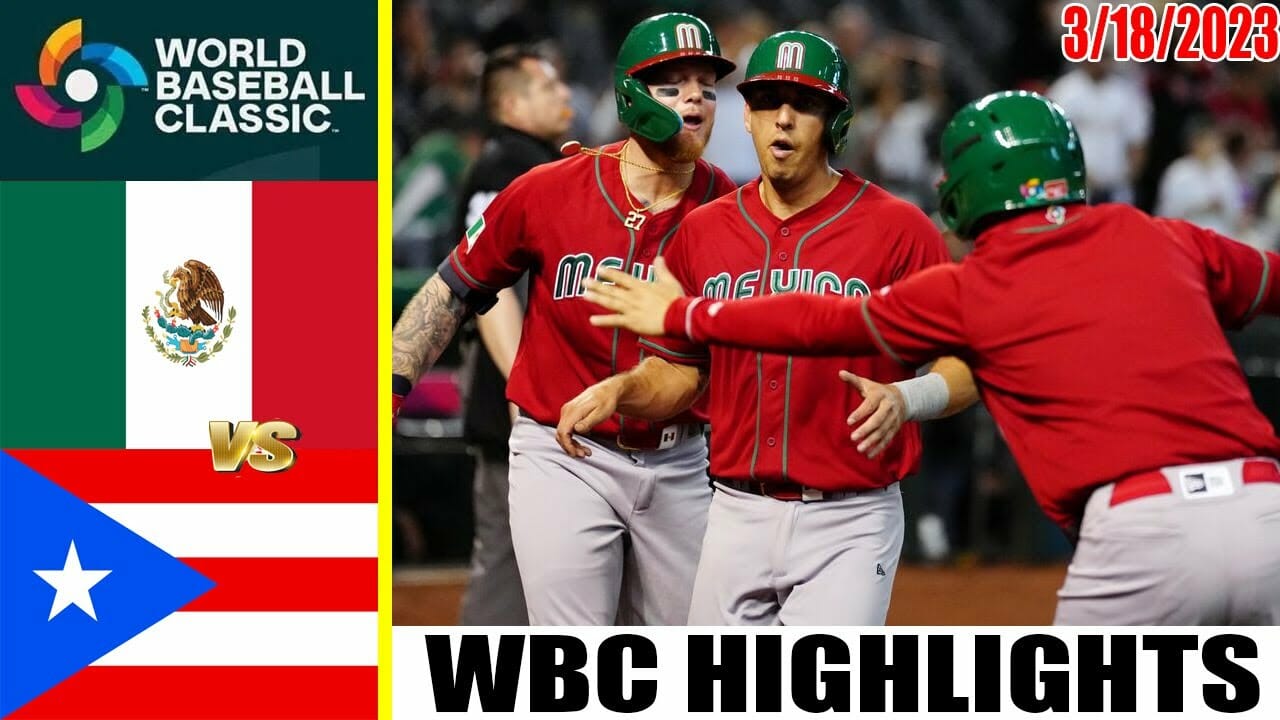 Mexico vs Puerto Rico Game HIGHLIGHTS | Play Offs World Baseball Classic 2023