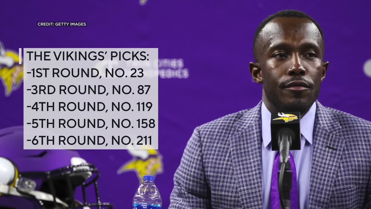 2023 Nfl Draft: Vikings Look To Improve Team With Limited Picks