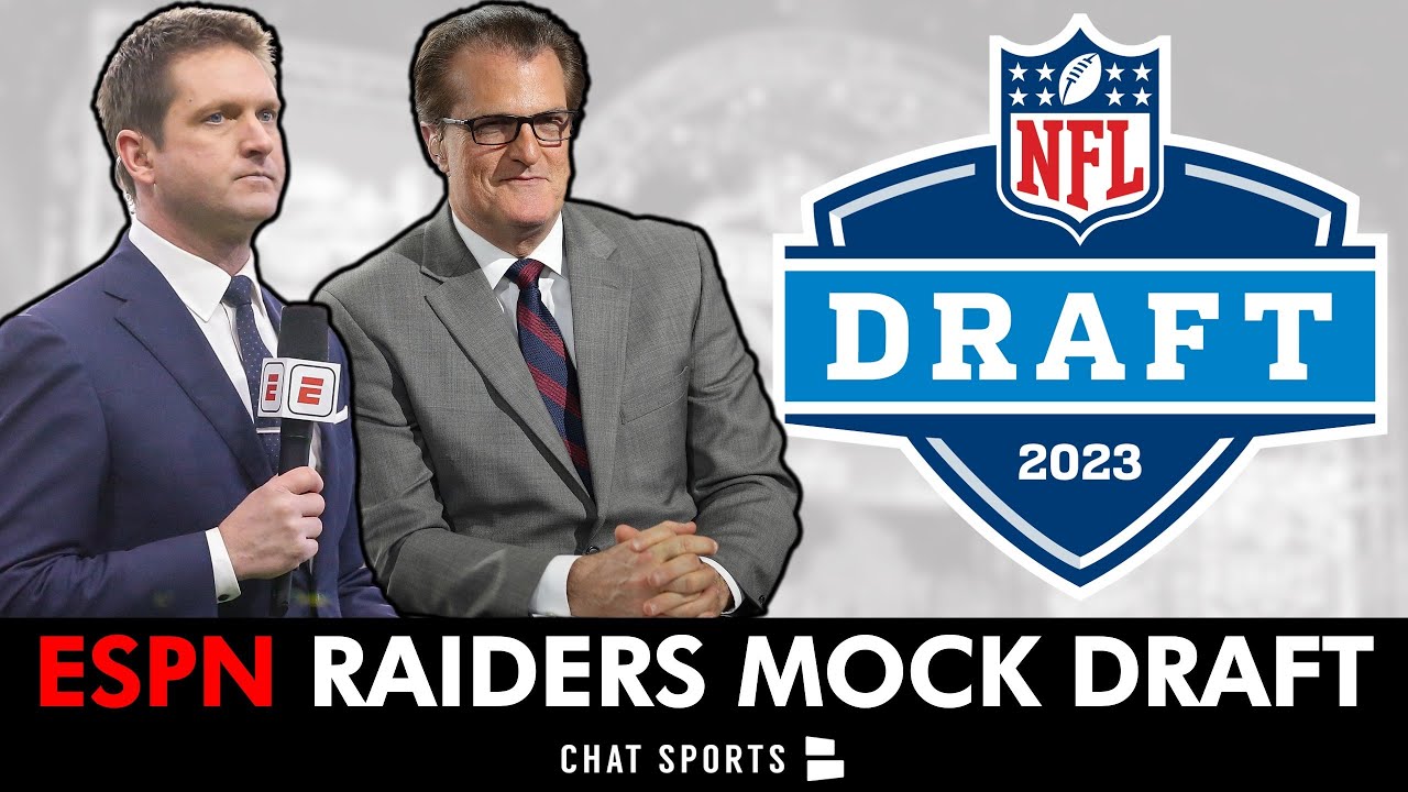 2023 Nfl Mock Draft For The Las Vegas Raiders From Espn, Todd Mcshay, Mel Kiper Jr. | Raiders Rumors