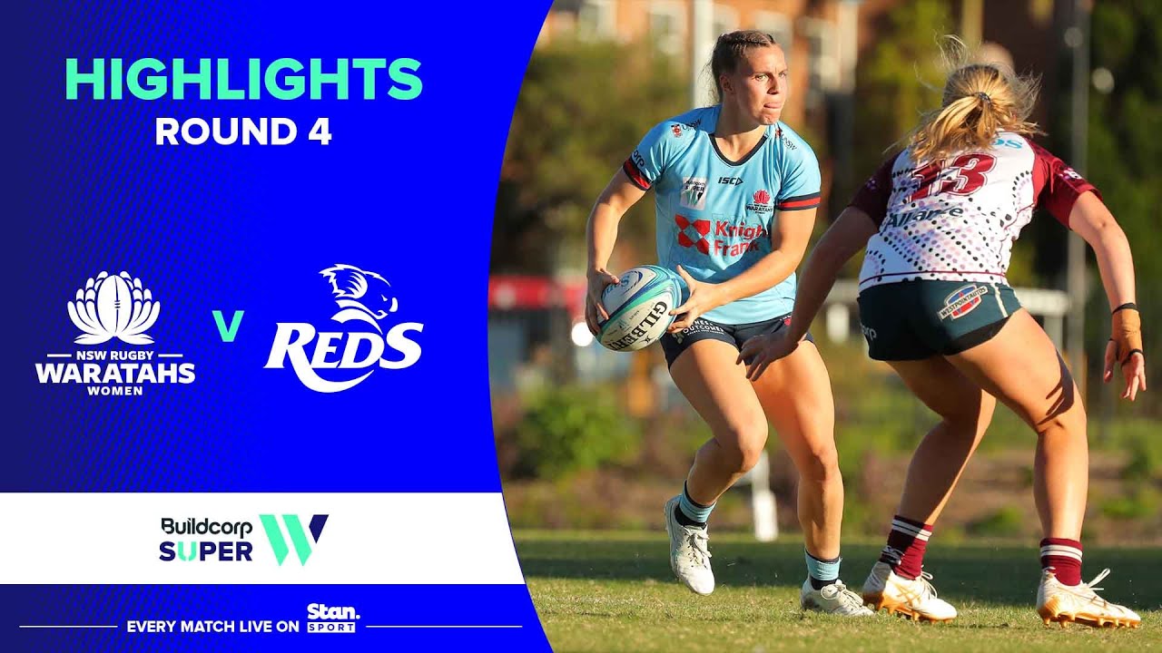 2023 Super W Round 4: Waratahs Vs Reds Highlights