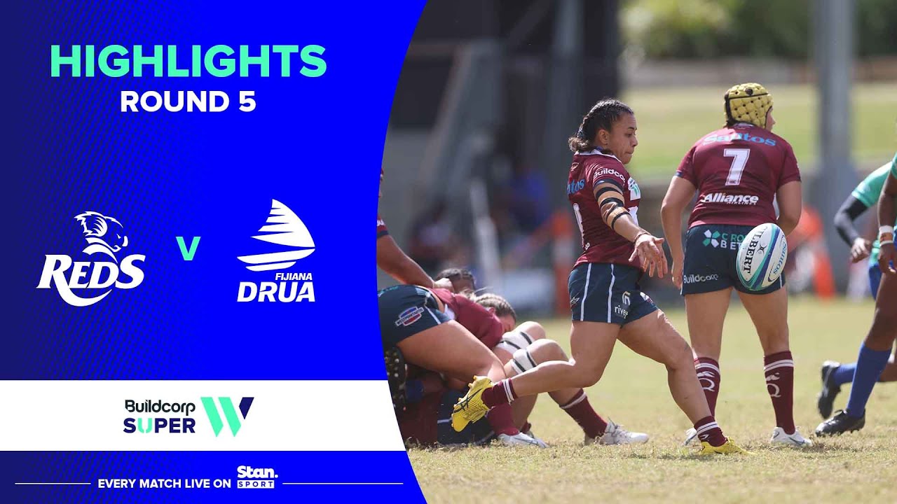 2023 Super W Round 5: Reds Vs Fijiana Drua