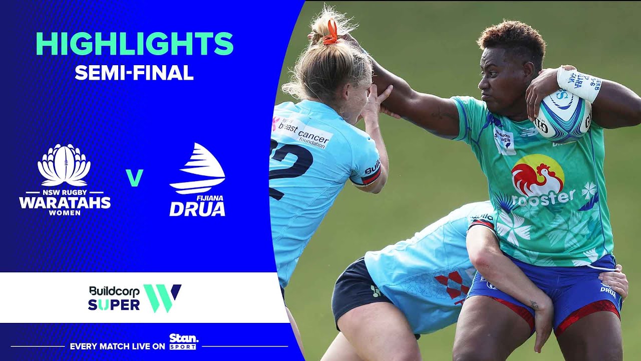 2023 Super W Semi Final: Waratahs Vs Fijiana Drua