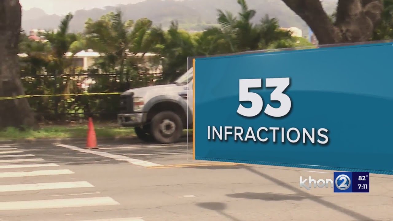 60 Red Light Running Warnings Issued In 1 Week At Kapiʻolani Boulevard And Kamakeʻe Street