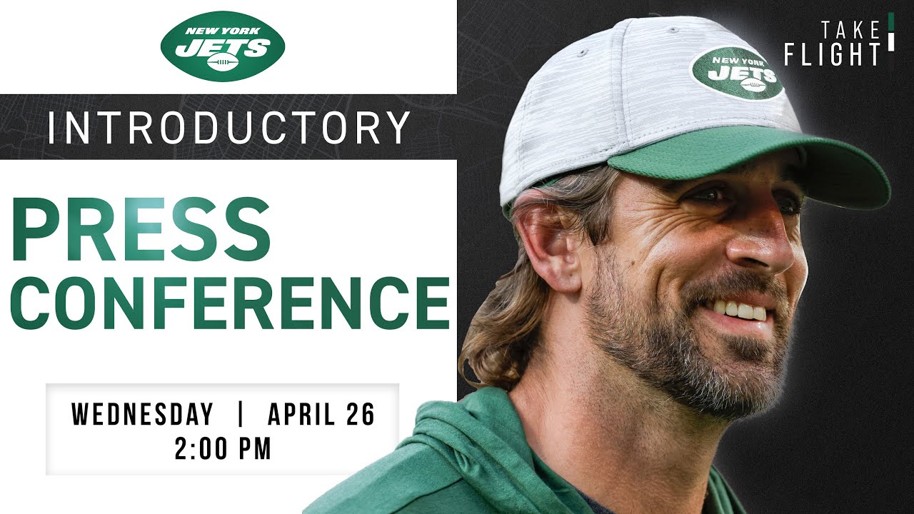 Aaron Rodgers Introductory Press Conference | New York Jets