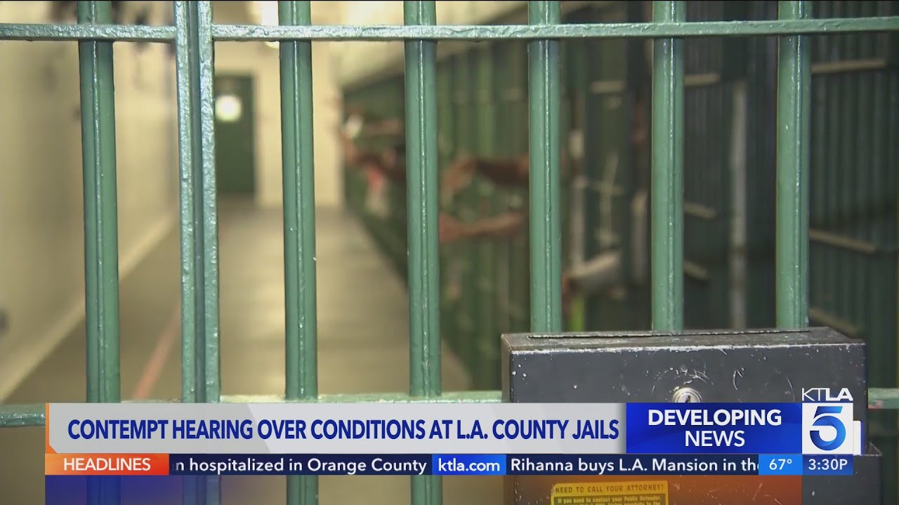 Aclu Claims Inmates Are Being Held In ‘abhorrent’ Condition At Los Angeles County Jails