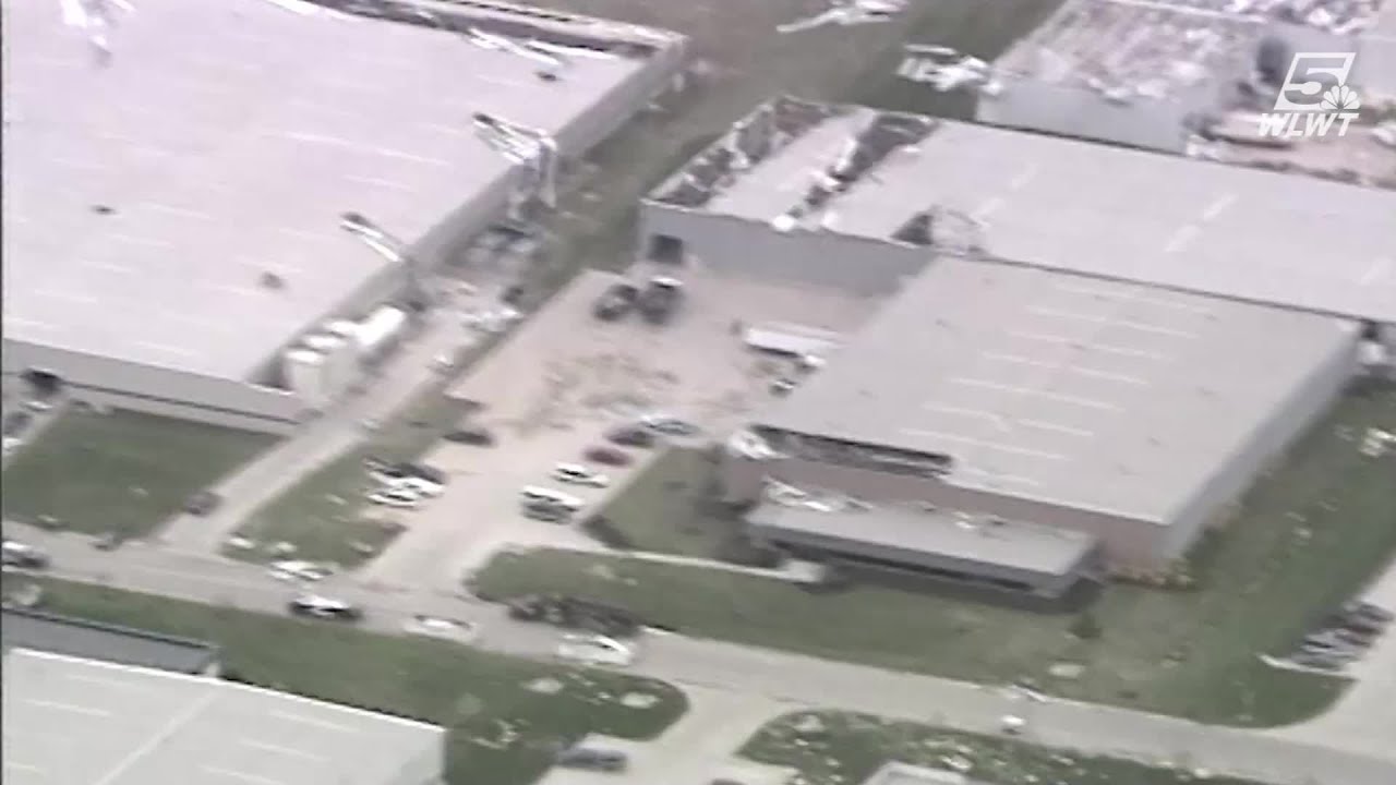 Aerial View Of Tornado 1999 Damage