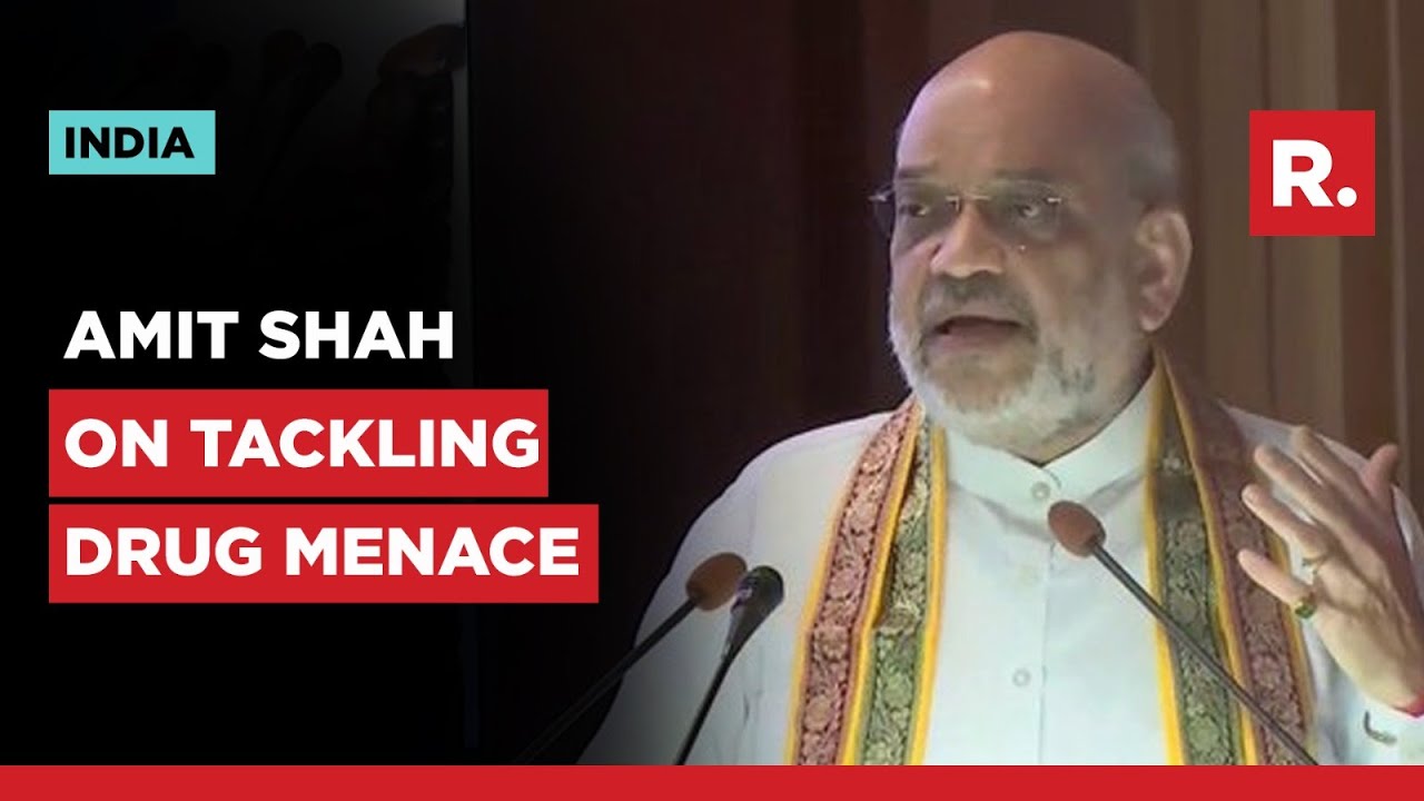 Amit Shah Addresses 1st National Conference Of Anti Narcotics Task Force