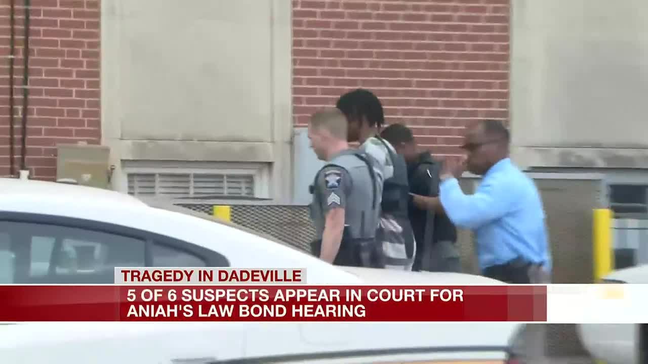 ‘anaiah’s Law’ Bail Hearing Held For 5 Dadeville Shooting Suspects