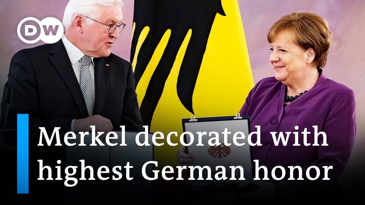 Angela Merkel Receives Germany’s Highest Order Of Merit | Dw News