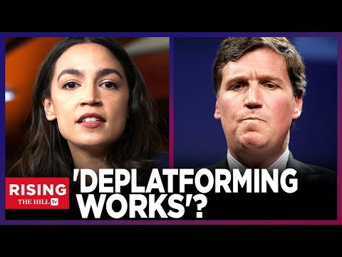 Aoc Gleefully Brags After Tucker Carlson Exits Fox News, Calls For More Deplatforming