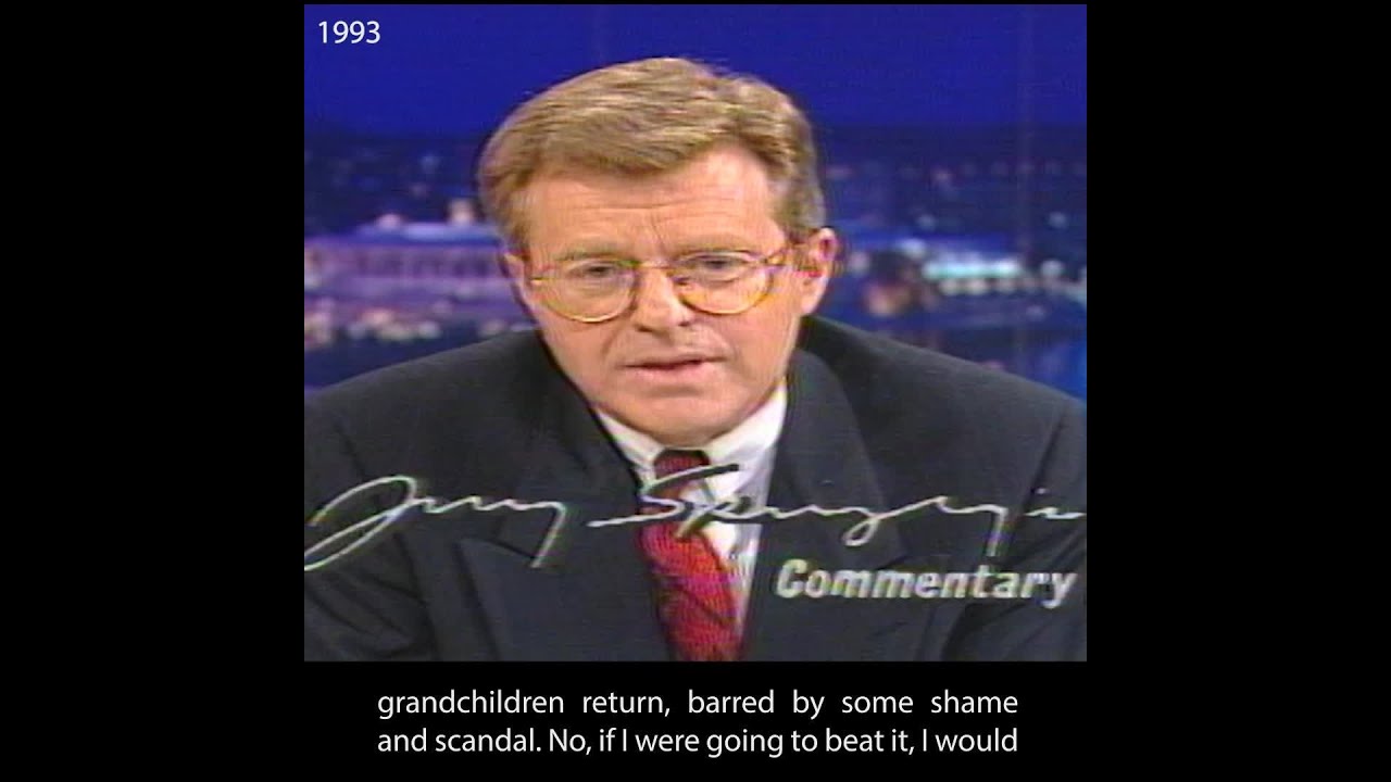 Archives: Jerry Springer Says Goodbye To Cincinnati Television In 1993