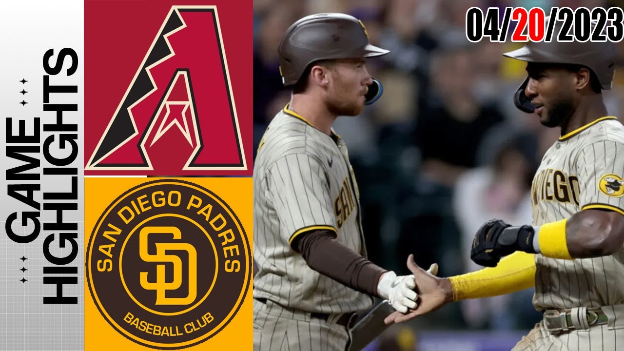 Arizona Diamondbacks Vs San Diego Padres Highlights | Mlb To Day April 20, 2023 | Mlb 2023