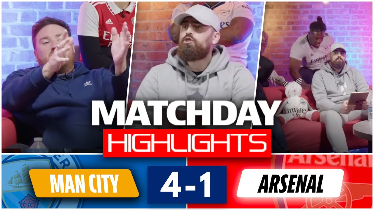 Arsenal Outclassed By City! | Manchester City 4 1 Arsenal | Match Day Highlights