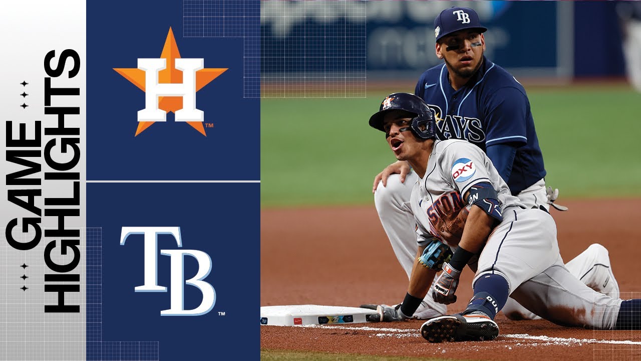 Astros Vs. Rays Game Highlights (4/24/23) | Mlb Highlights