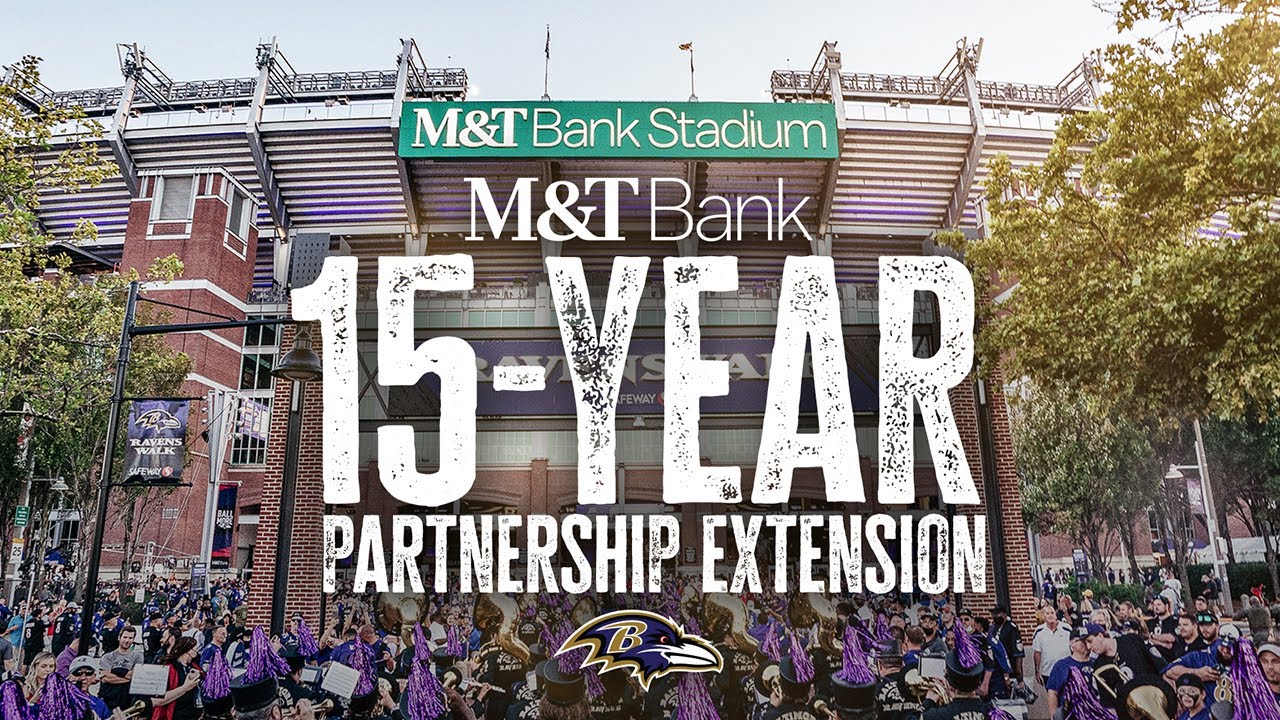 Baltimore Ravens And M&t Bank Partnership Extension