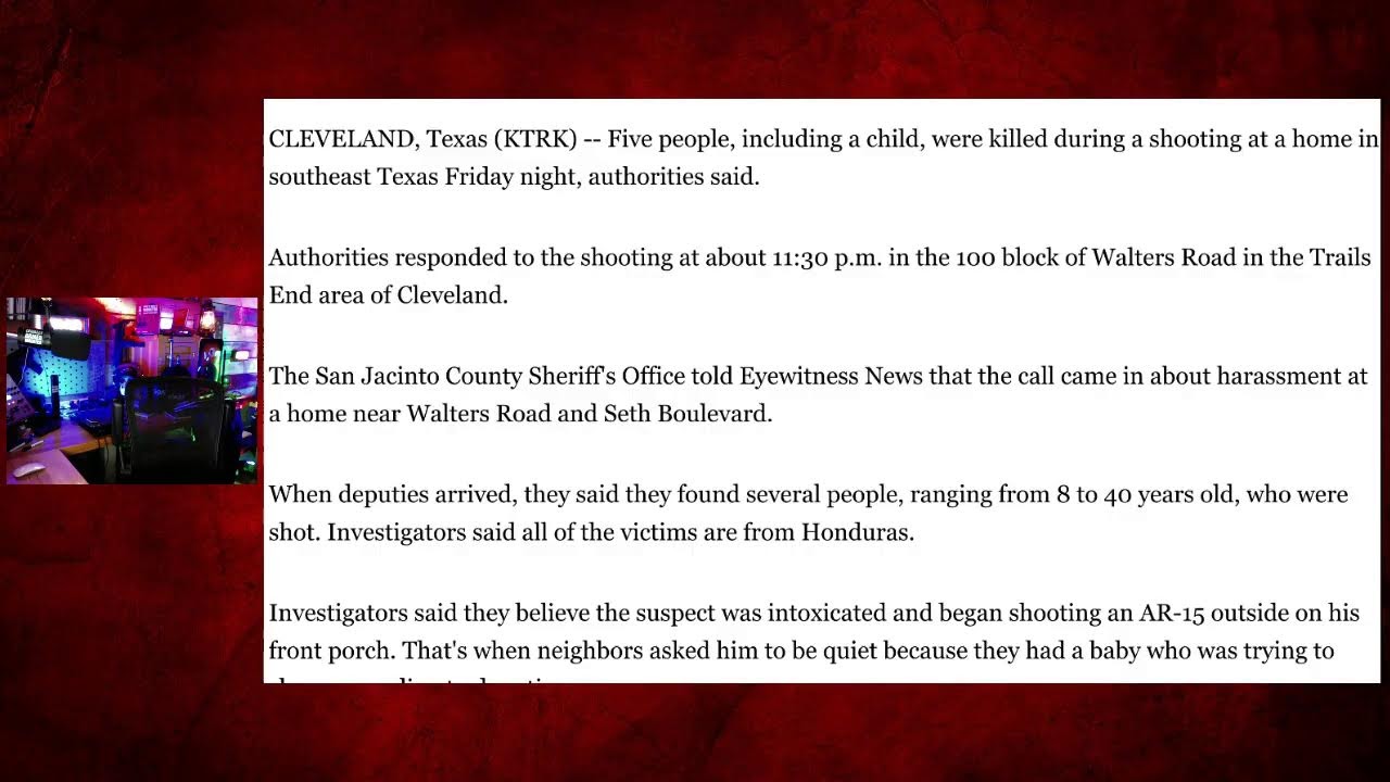 Breaking: 5 Dead In Texas “mass Shooting”