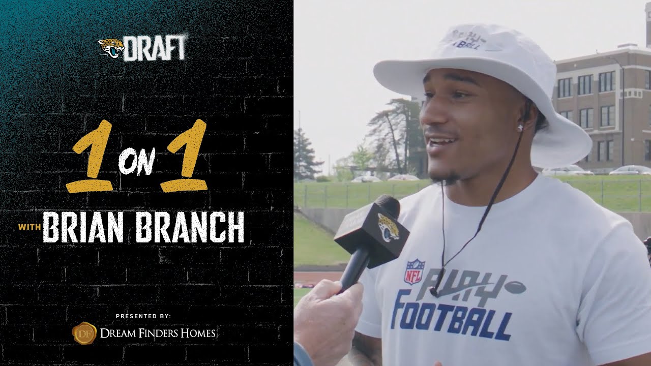 Brian Branch On Playing Trevor In High School, Versatility | 2023 Nfl Draft | Jacksonville Jaguars | Jags News