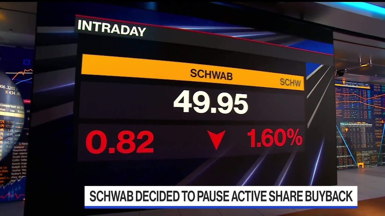 Charles Schwab Pauses Share Buybacks