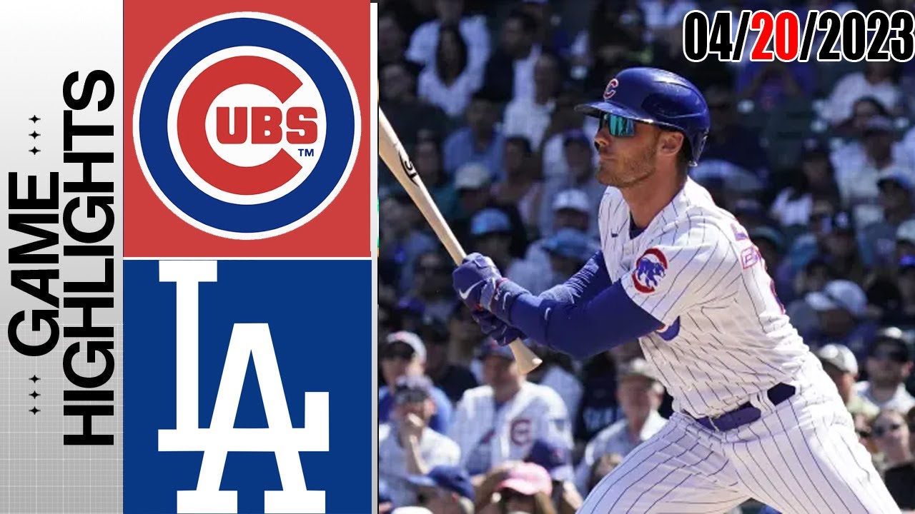 Chicago Cubs Vs. Los Angeles Dodgers Full Game Highlights | Mlb To Day April 21, 2023 | Mlb 2023