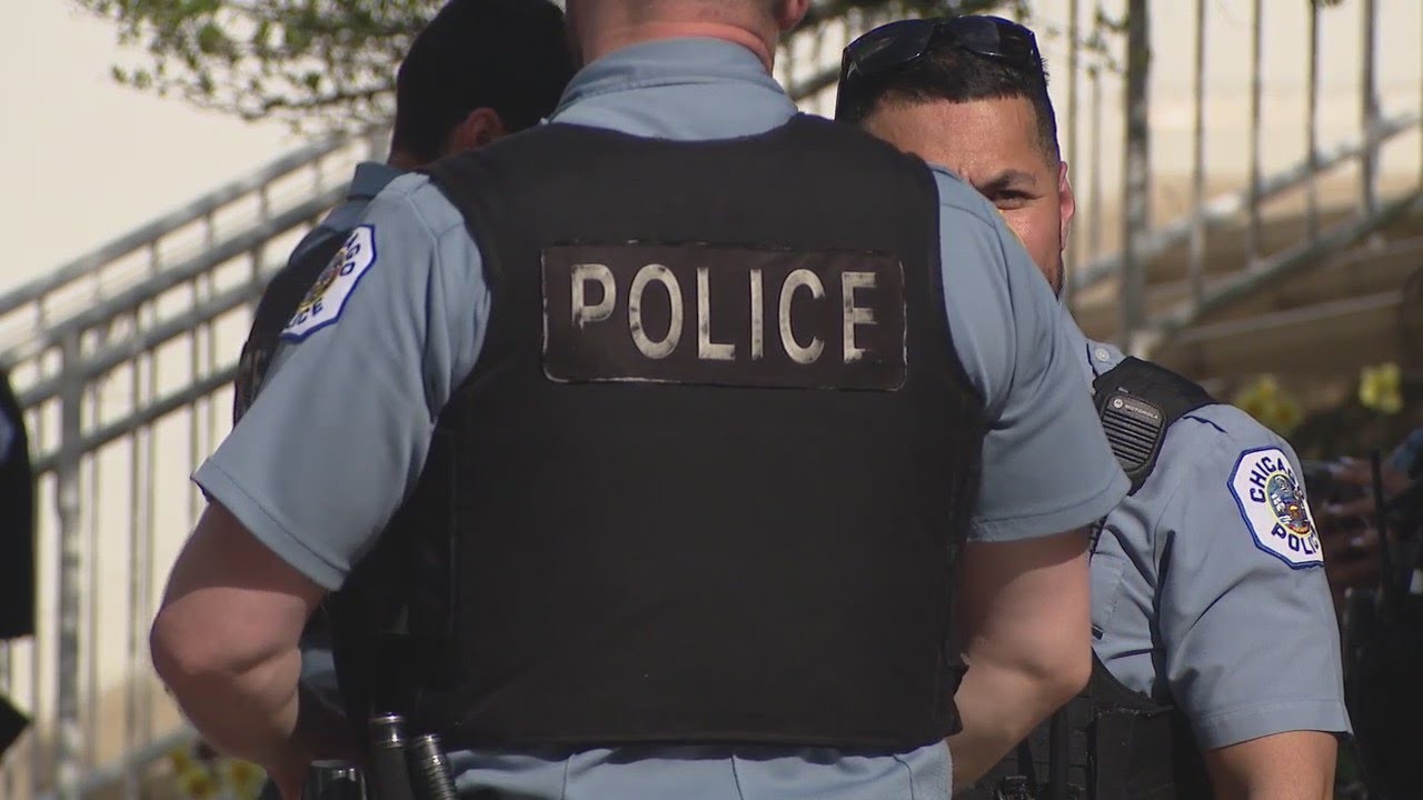 Chicago Police Gather In Millennium Park Ahead Of Possible Weekend Violence