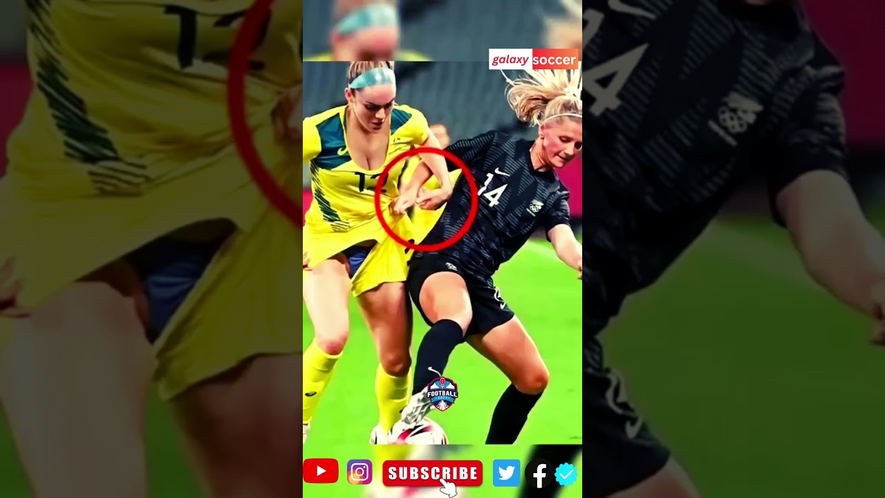 Crazy Skills In Women’s Football 🤯🙏🏼😱#football #soccer #shorts