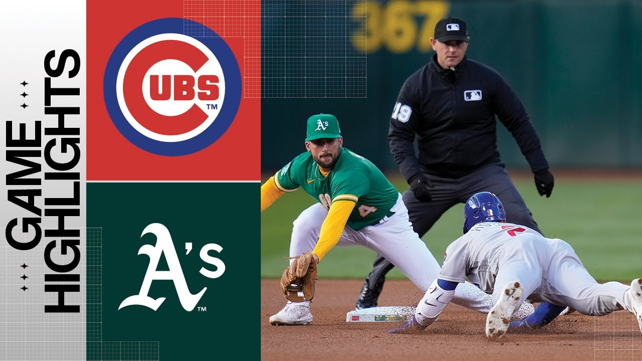 Cubs Vs. Athletics Game Highlights (4/18/23) | Mlb Highlights