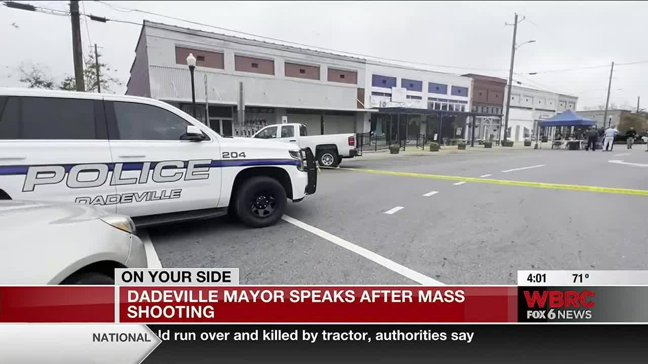 Dadeville Mayor Speaks After Mass Shooting