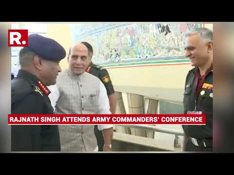 Defence Minister Rajnath Singh Attends The Army Commanders’ Conference In Delhi