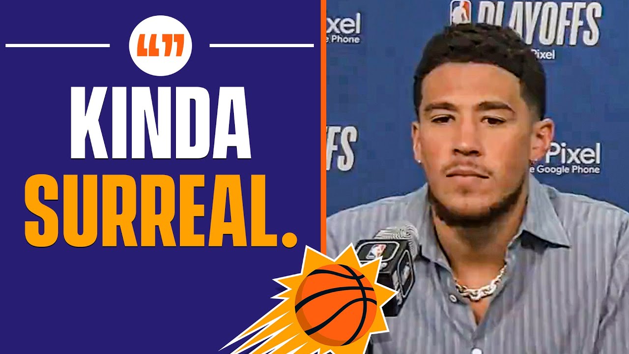 Devin Booker Speaks On Playing Alongside Kevin Durant As Suns Advance To 2nd Round | Cbs Sports