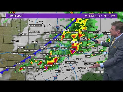 Dfw Weather | Heavy Thunderstorms Forecast Wednesday Evening