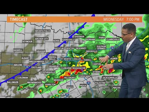 Dfw Weather Quick Hit: Latest Severe Weather Timing Wednesday