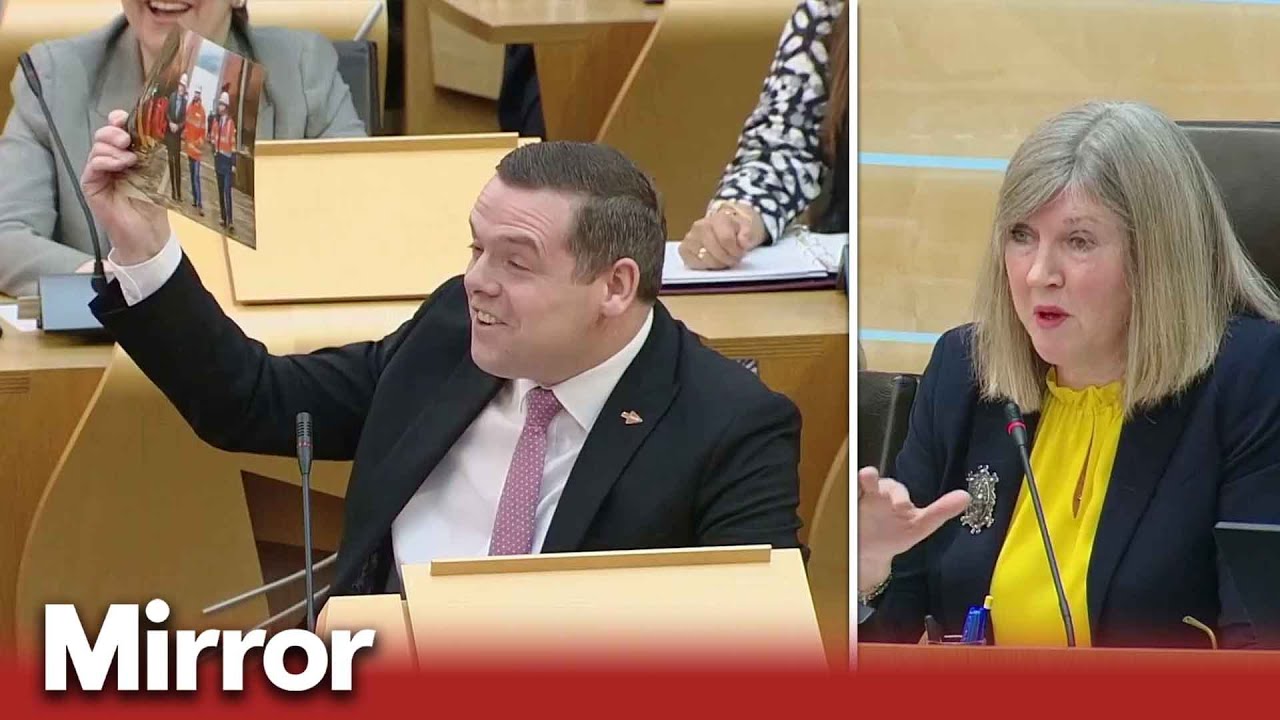 Douglas Ross Scolded For Using ‘prop’ In Fmqs | Uk News