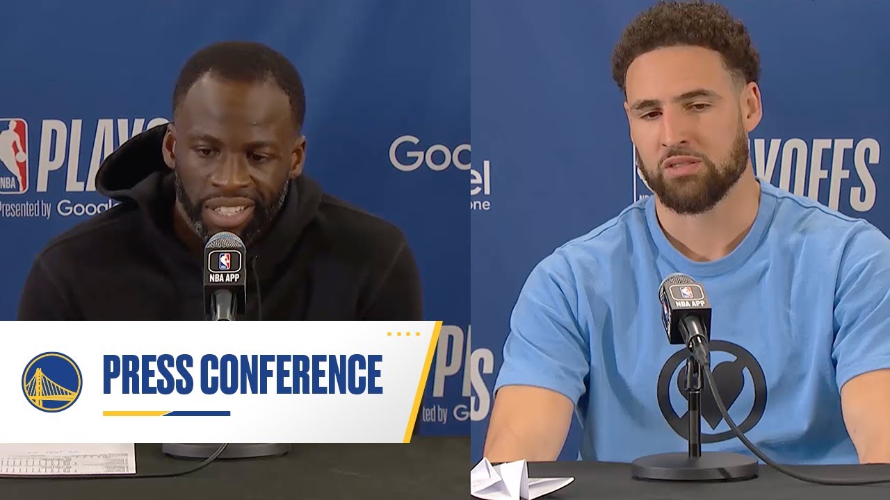 Draymond Green & Klay Thompson Discuss Warriors Game 5 Win Over Kings | April 26, 2023 | Warriors News