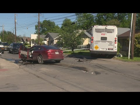 Driver Crashes Into Via Bus On East Side