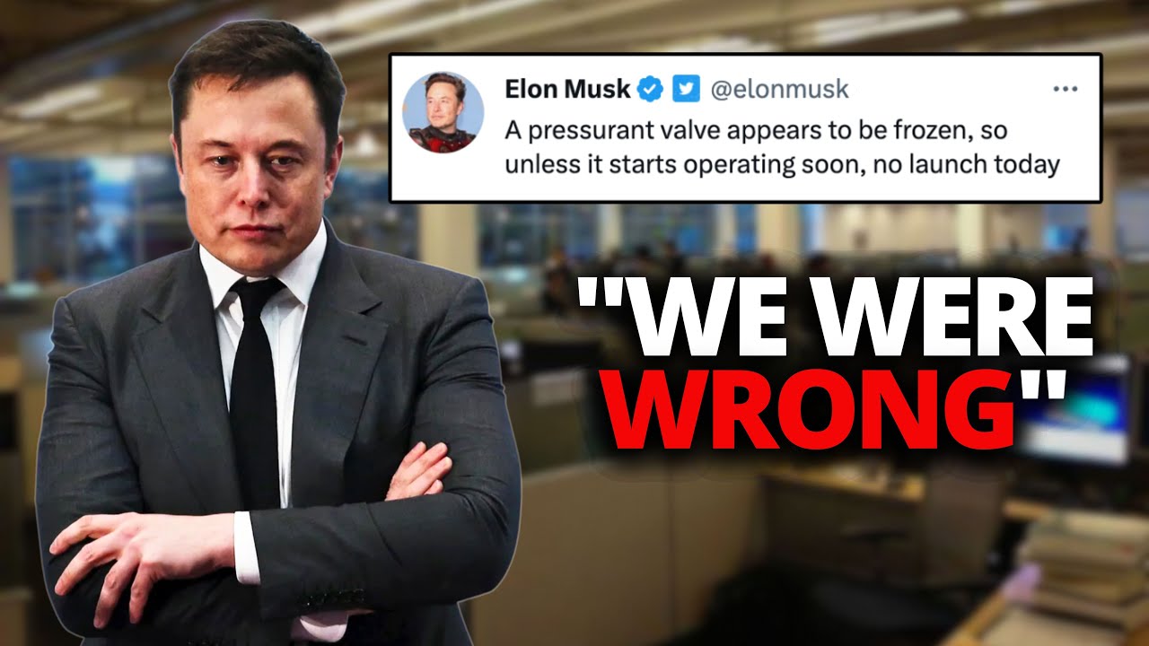 Elon Musk Postpones Launch Of Spacex’s Starship Because Of Frozen Pressurant Valve! | Spacex News