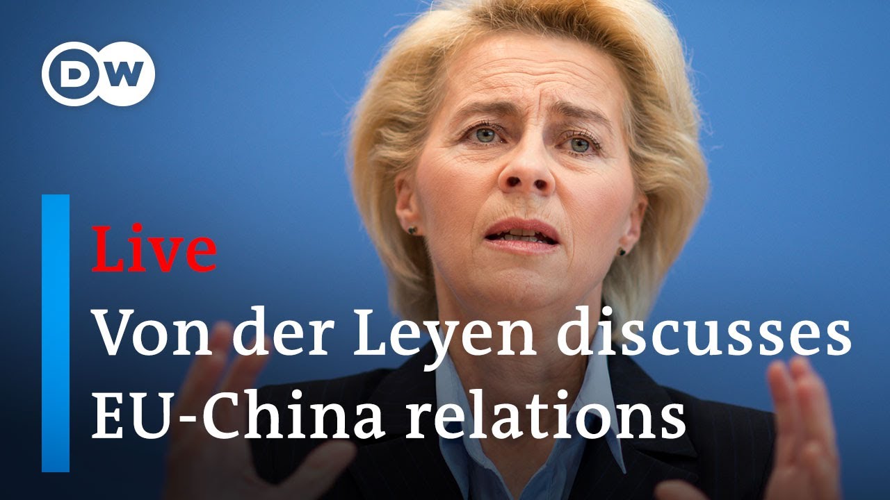 Eu President Von Der Leyen Discusses Eu China Relations Following Macron’s Comments