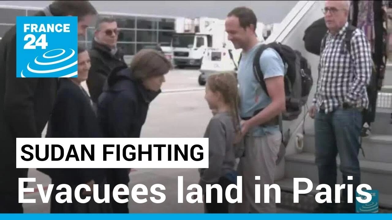 Evacuees From Sudan, Relieved But Shaken, Land In Paris • France 24 English