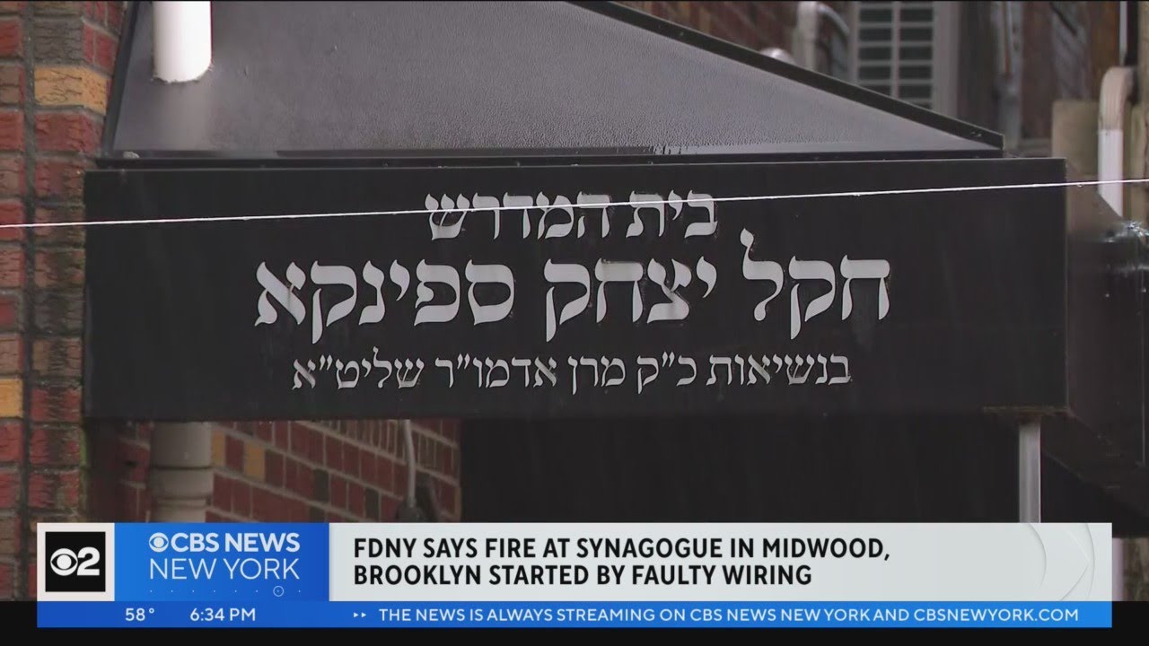 Fdny: Faulty Wiring To Blame For Fire At Brooklyn Synagogue