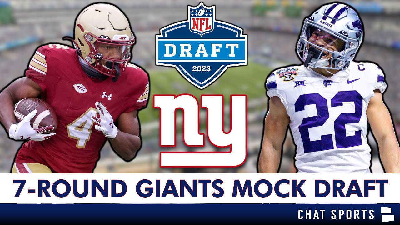 Final Ny Giants 7 Round 2023 Nfl Mock Draft | New York Giants Draft Rumors