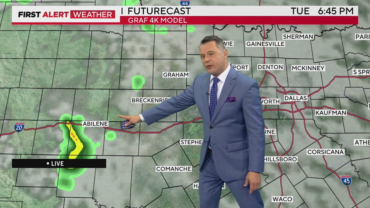 First Alert Weather: Storms Are Popping Up In Western Counties | Dallas News