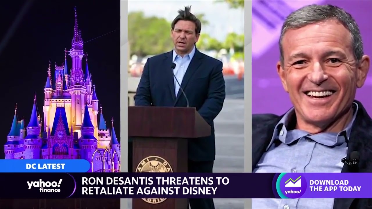 Florida Governor Ron Desantis Threatens To Retaliate Against Disney