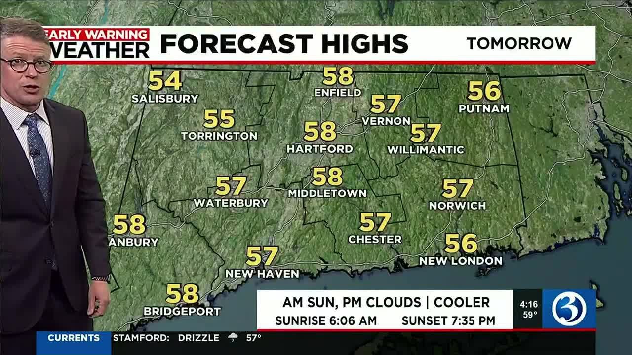 Forecast: Tuesday To Be Cool With Afternoon Clouds